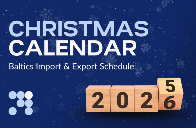 Delamode Baltics christmas calendars of freights